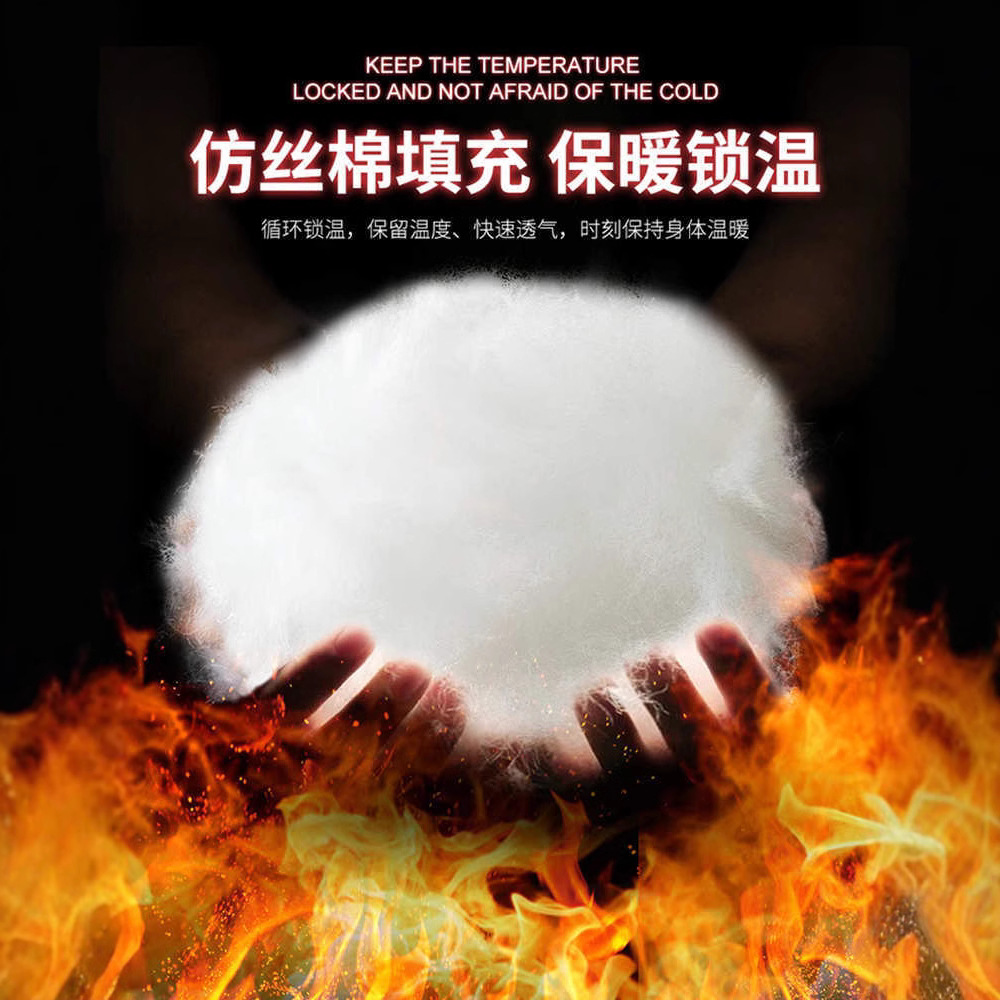 NASA down cotton-padded jacket, men's mid-length military overcoat, winter thickened new cotton-padded jacket, knee-length Northeast thick cotton-padded jacket Application Scenario