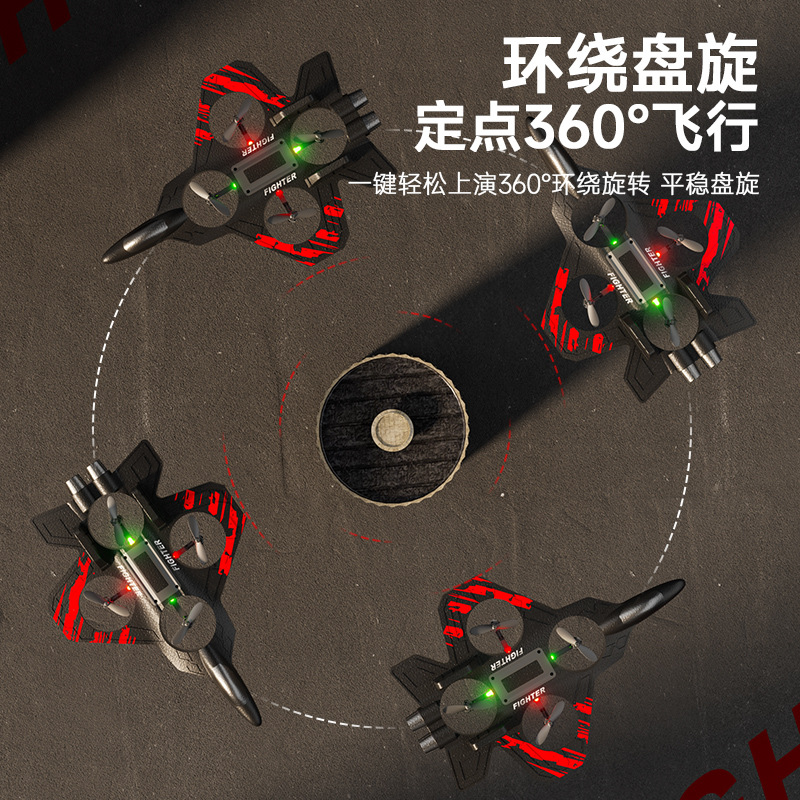 Children's remote-controlled aircraft, fighter jets, foam gliders, durable quadcopters, drones, boys' toys Application Scenario