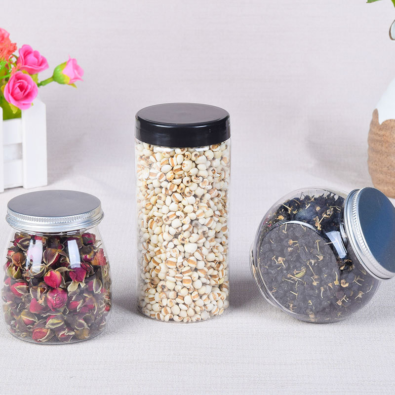 Plastic Craftsmanship 55-caliber PET plastic cans, sealed plastic bottles, goji berry flower tea and Chinese herbal medicine packaging cans, portion-packed bottles Specification image