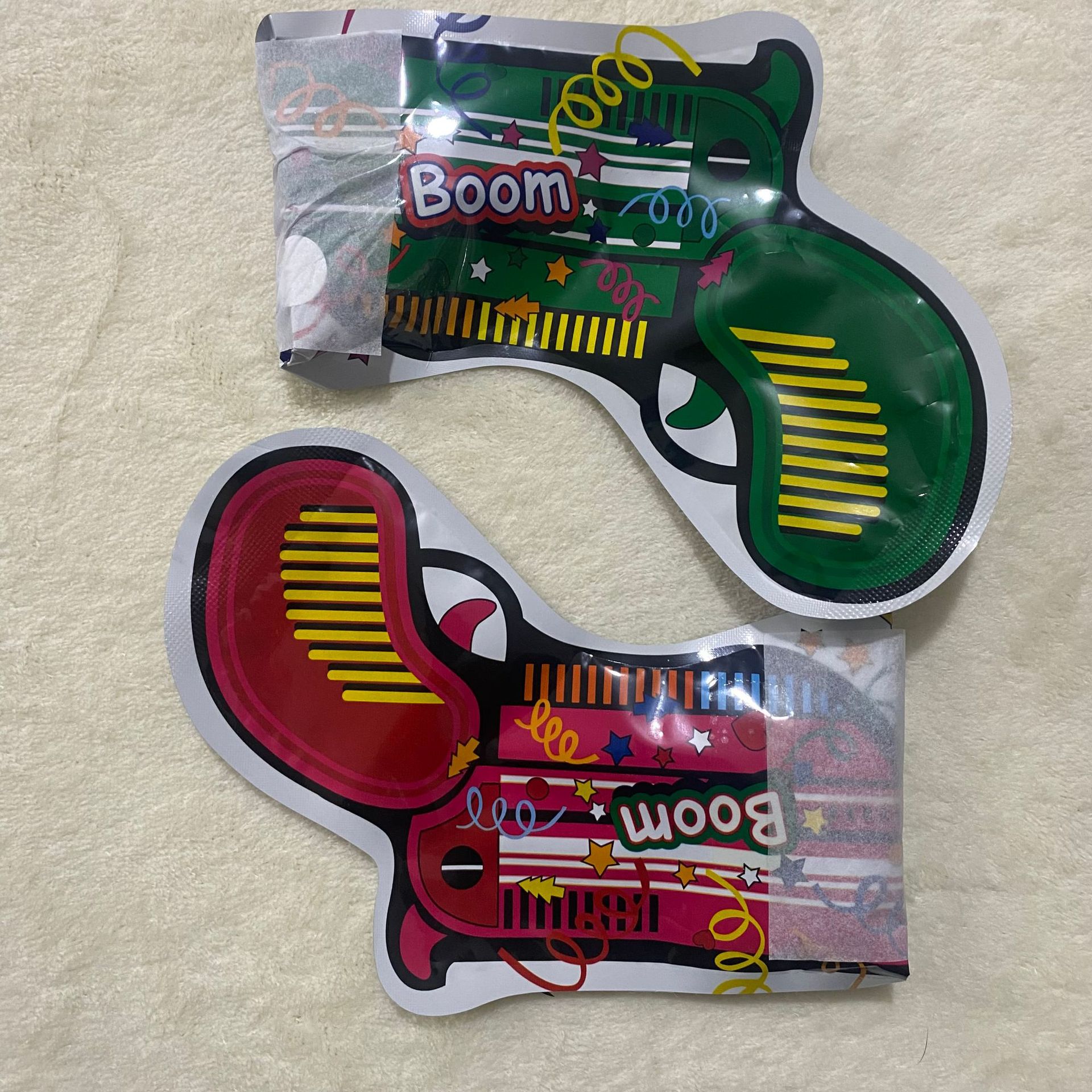 Colorful paper dust water bomb guns, children's toy guns, submachine guns, drop-off guns, colorful shooting, entertainment, safety and fun Item Picture