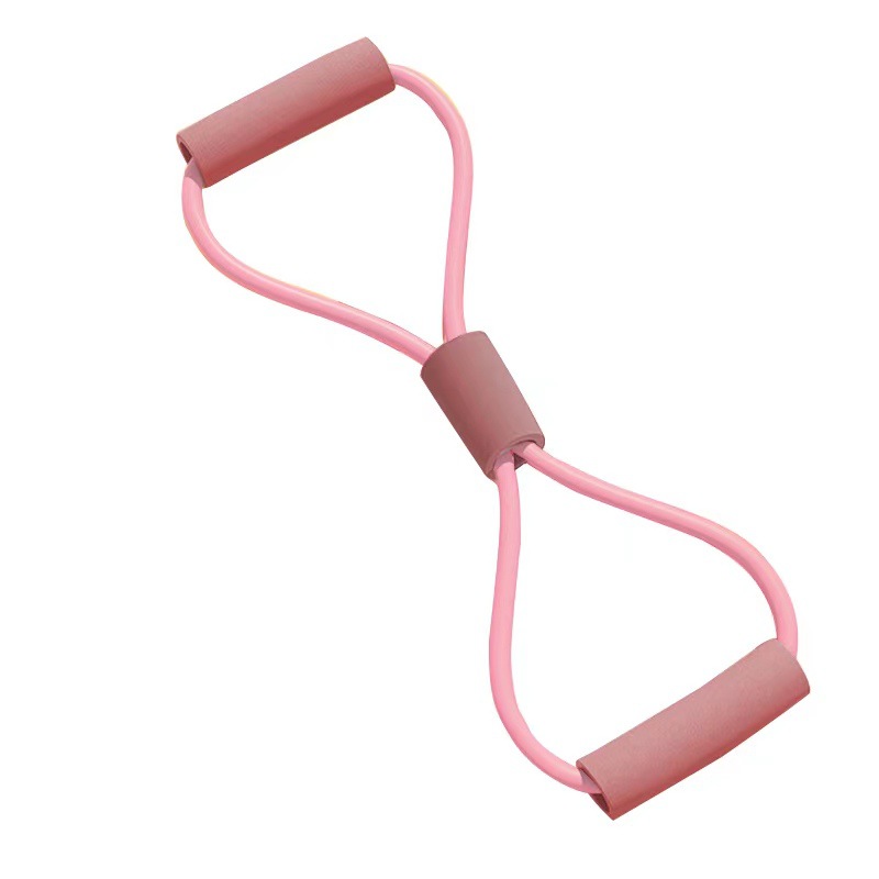 握力器/拉力绳拉力器/小孩握力玩具/拉力器/瑜伽器材白底实物图