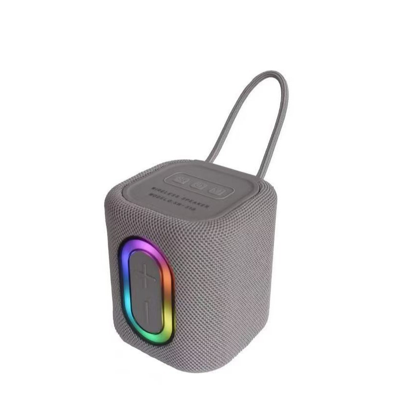 2026 New portable and colorful mini wireless Bluetooth speaker with RGB light Item Picture