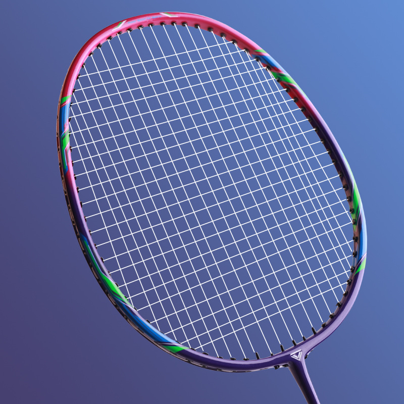TOPVIP Glass carbon Badminton Rackets Pair Adult Set Gift Bag TV213101 Specification drawing