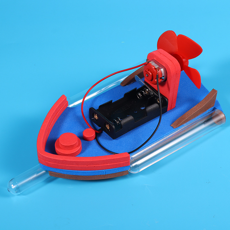 Scientific experiment equipment, water speedboats, small technological creations and inventions, aerodynamic boats, children's handmade toys Specification image