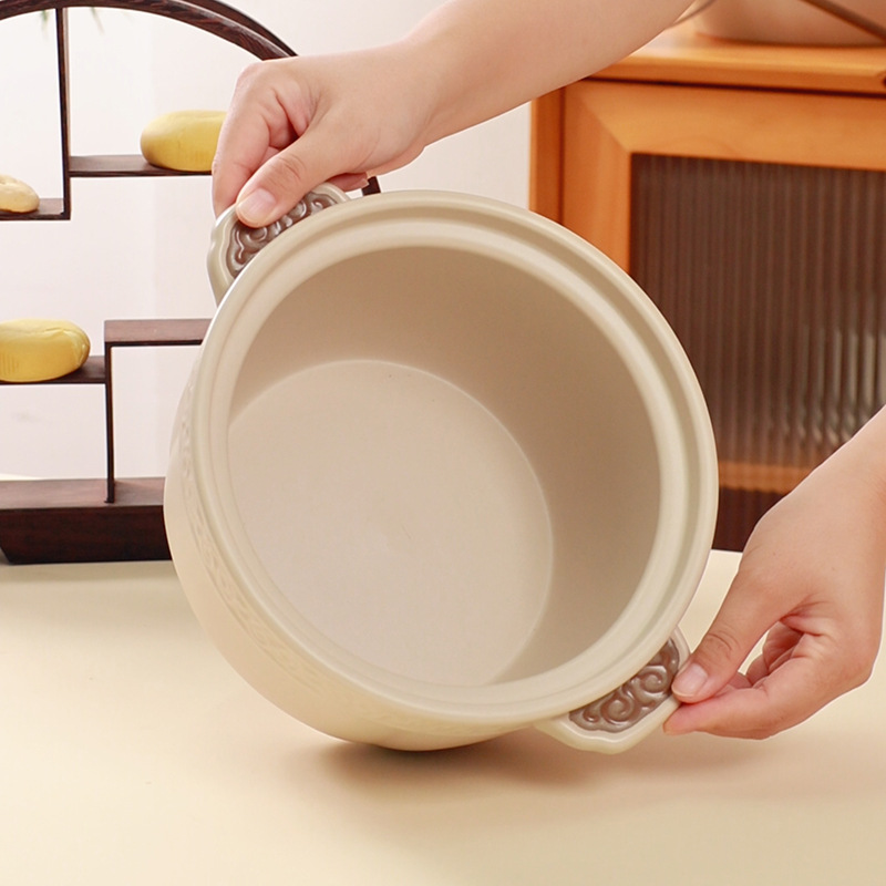 Tao Bao Wang Yun Brocade Clay Pot, a domestic product with classical aesthetics of the Song Dynasty, is a high-temperature resistant ceramic clay pot. It is suitable for making soup and stewing meat Application Scenario