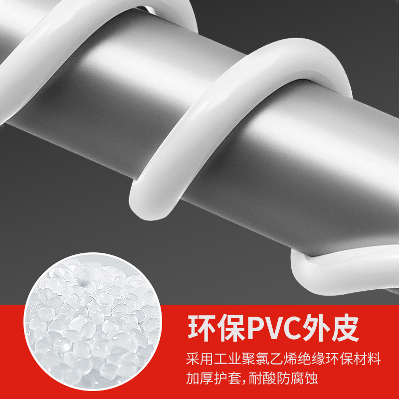 rvv sheathed wire, pure copper white wire, flexible wire, household power supply, 2-core 1.5, 2.5, 4 square wire, household Application Scenario