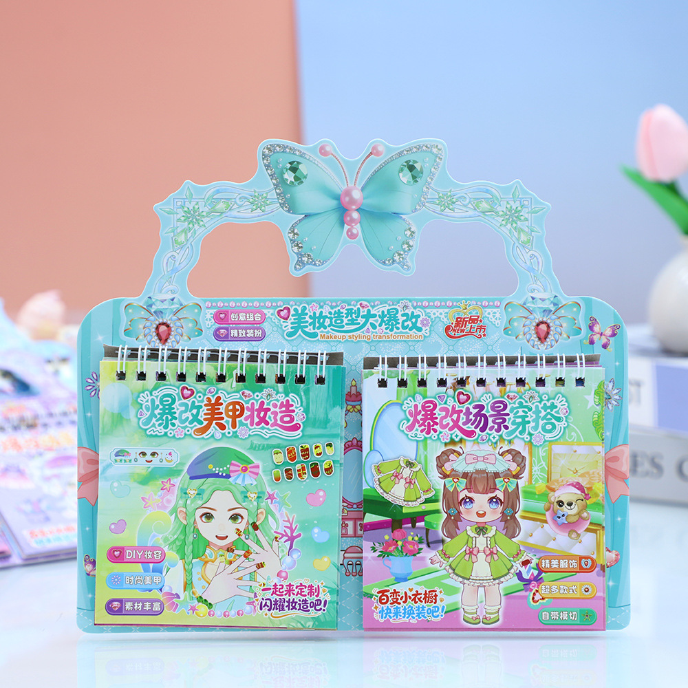 The new beauty and styling products have undergone a major transformation. DIY scene decoration materials for children, girls, gifts, toys, and coil stickers Specification image