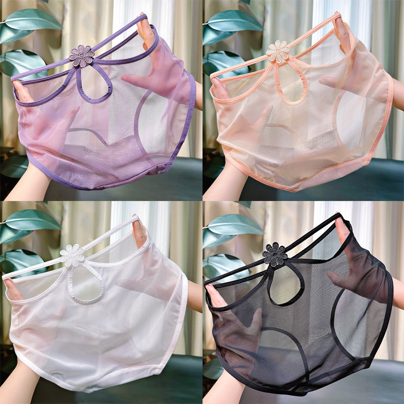 2026 New style Pure and sensual lace high-end sexy high-waisted seamless lace underwear for ladies seductive triangle pants Application Scenario