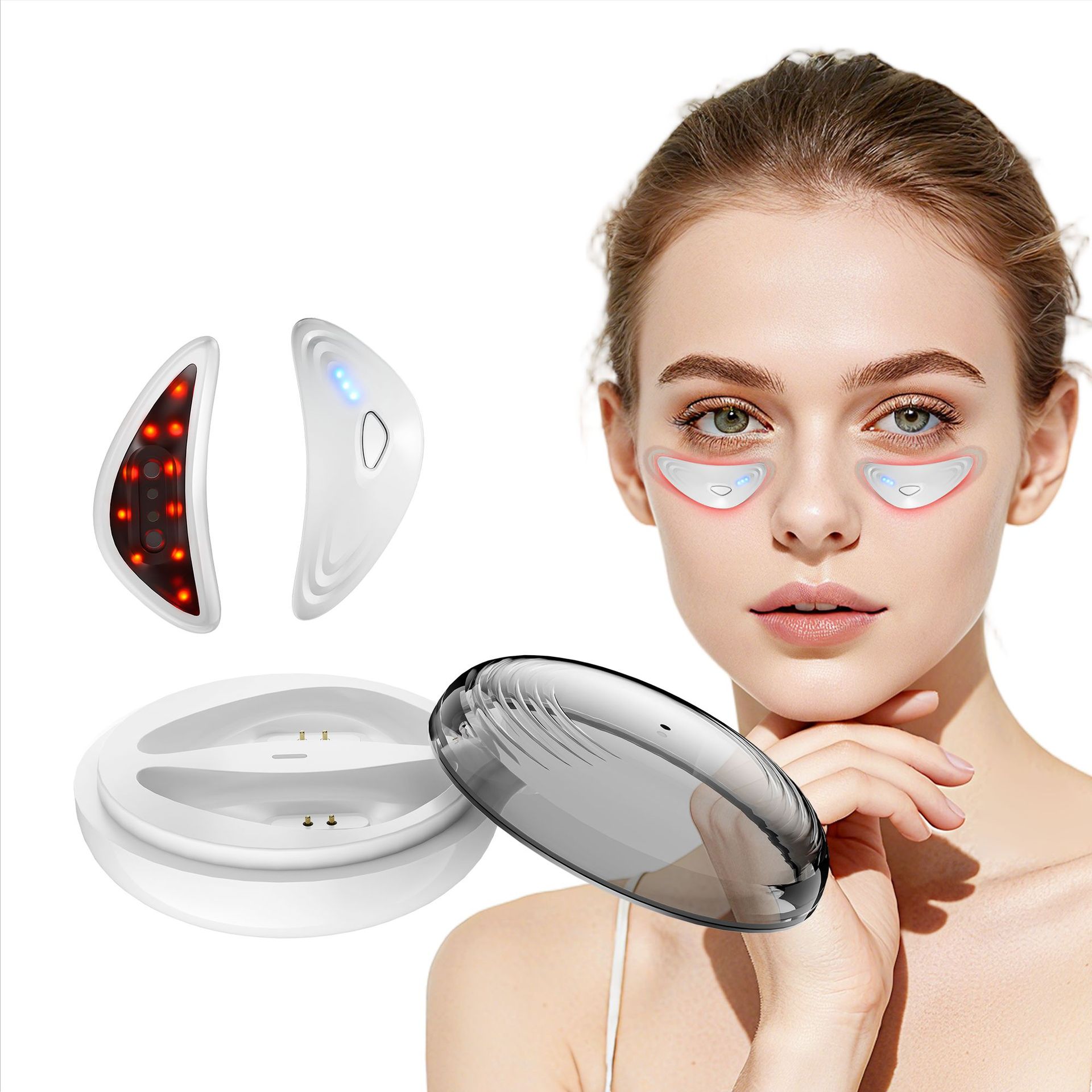 جهاز تحليل العيون عبر الحدود EMS EMS EMS، يساعد على تدليك العين السوداء في تدليك العين Item Picture