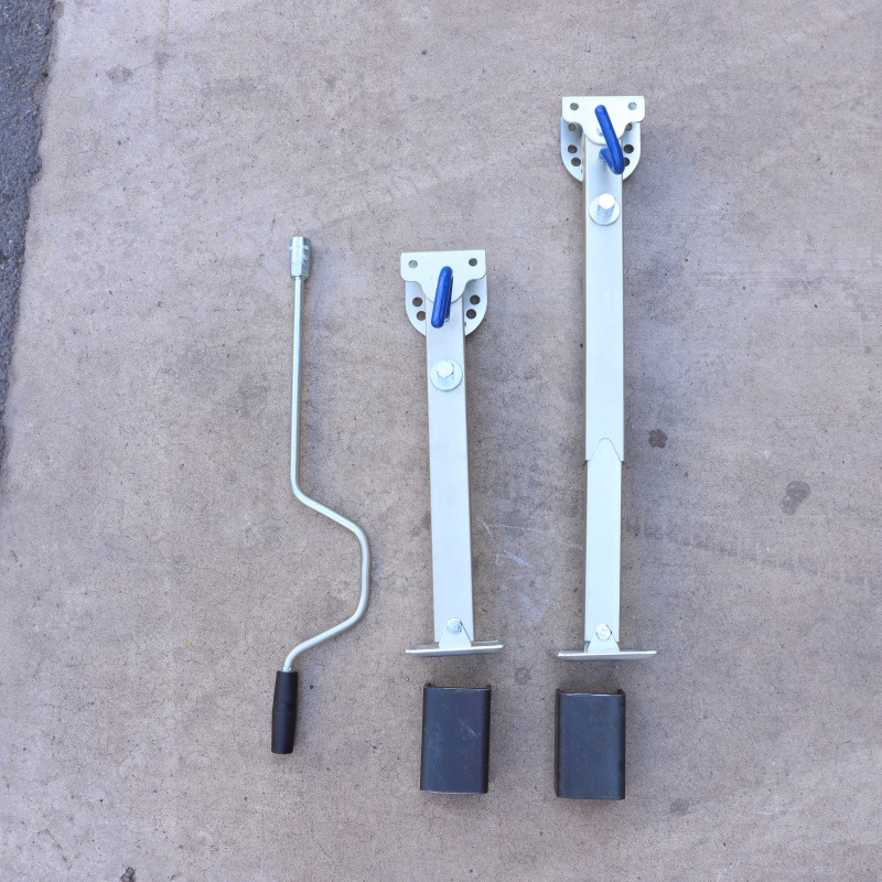 440mm房车伸缩型驻车平衡支架可90度折叠支腿拖车千斤顶载重2吨                           产品图