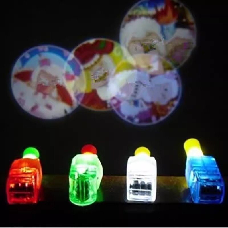 凹凸曼手指投影灯儿童发光玩具男孩卡通图案指尖手指灯投影手电筒细节图