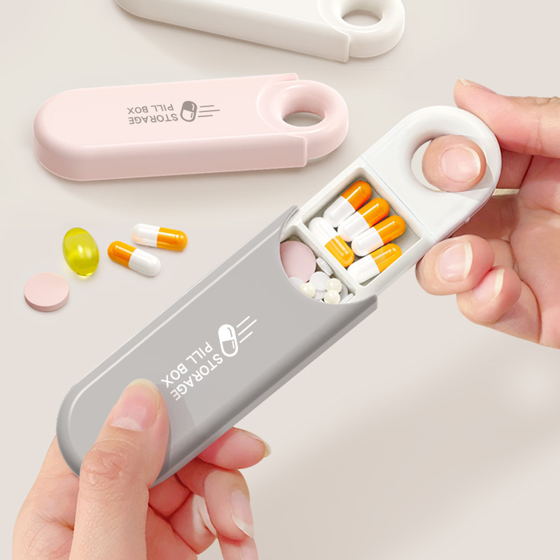 New USB flash drive medicine box, portable three-compartment medicine box for morning, noon and evening storage, mini box customization Application Scenario