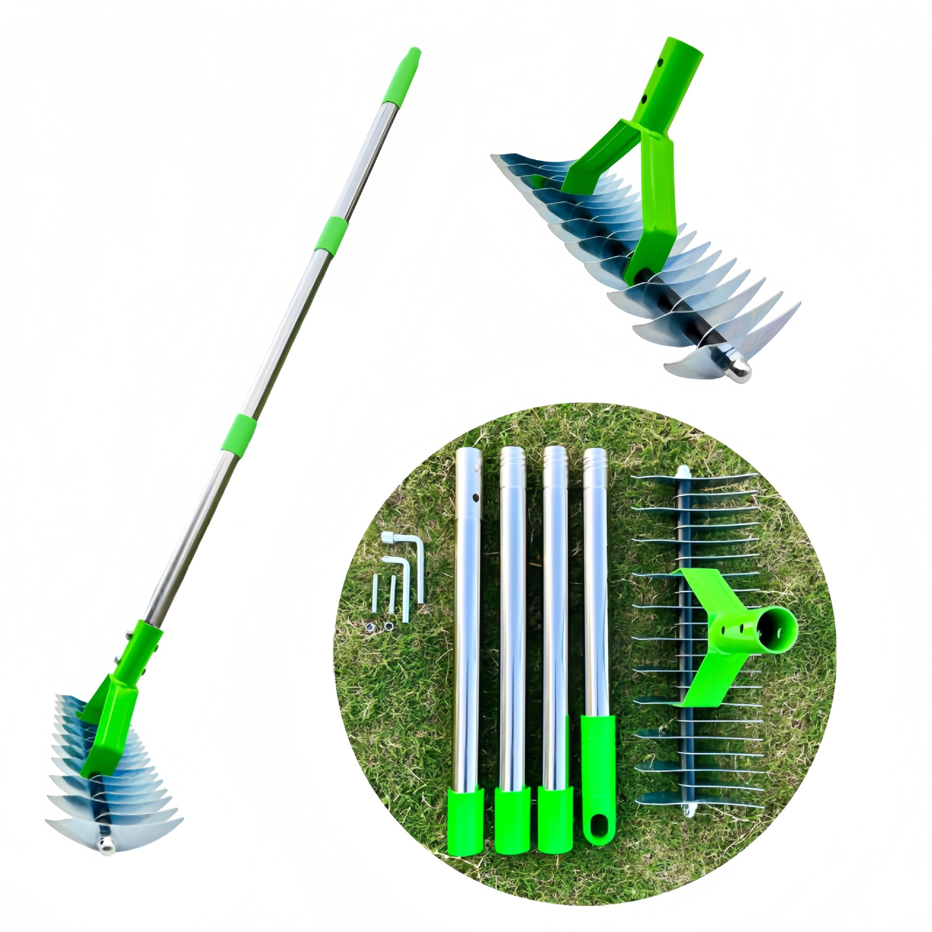 塑料耙子/农艺工具白底实物图