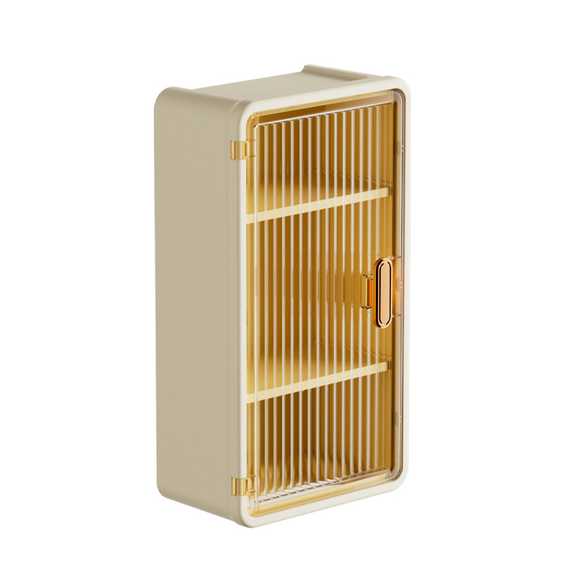 Wall-mounted tissue box, transparent, high-appearance-level storage rack, high-end storage box, simple large tissue box Item Picture