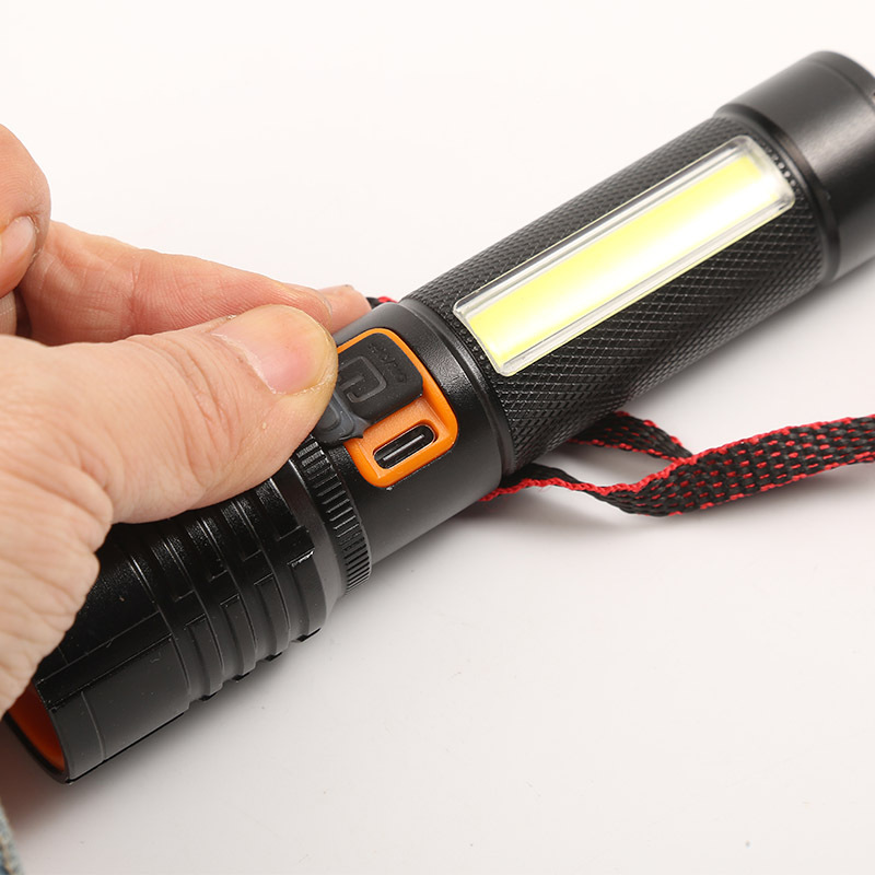 2025 New White Laser Mini High-Intensity TYPE-C rechargeable outdoor red light Warning flashlight in stock for wholesale Application Scenario