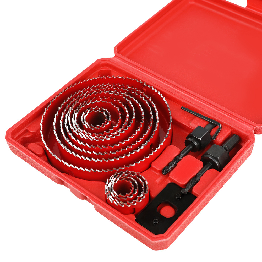 Woodworking hole opener set, gypsum board, PVC wood board hole reamer, woodworking drill bit, downlight hole opener Item Picture