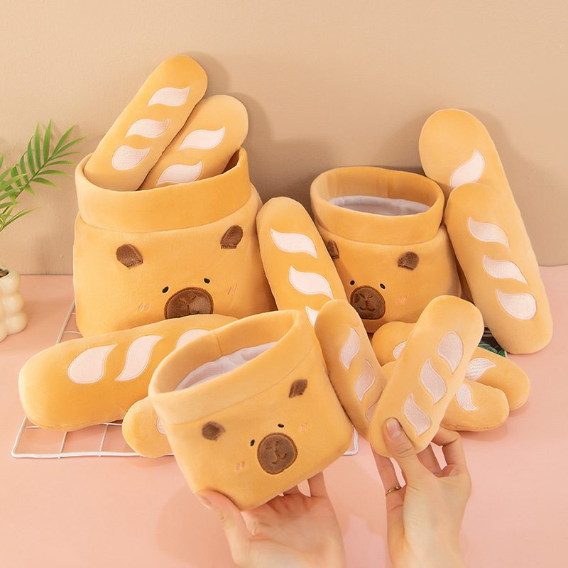 Zai Zai Bakery's capybara fries plush toy doll, a Kabiba doll, is a cute birthday present for your girlfriend Application Scenario