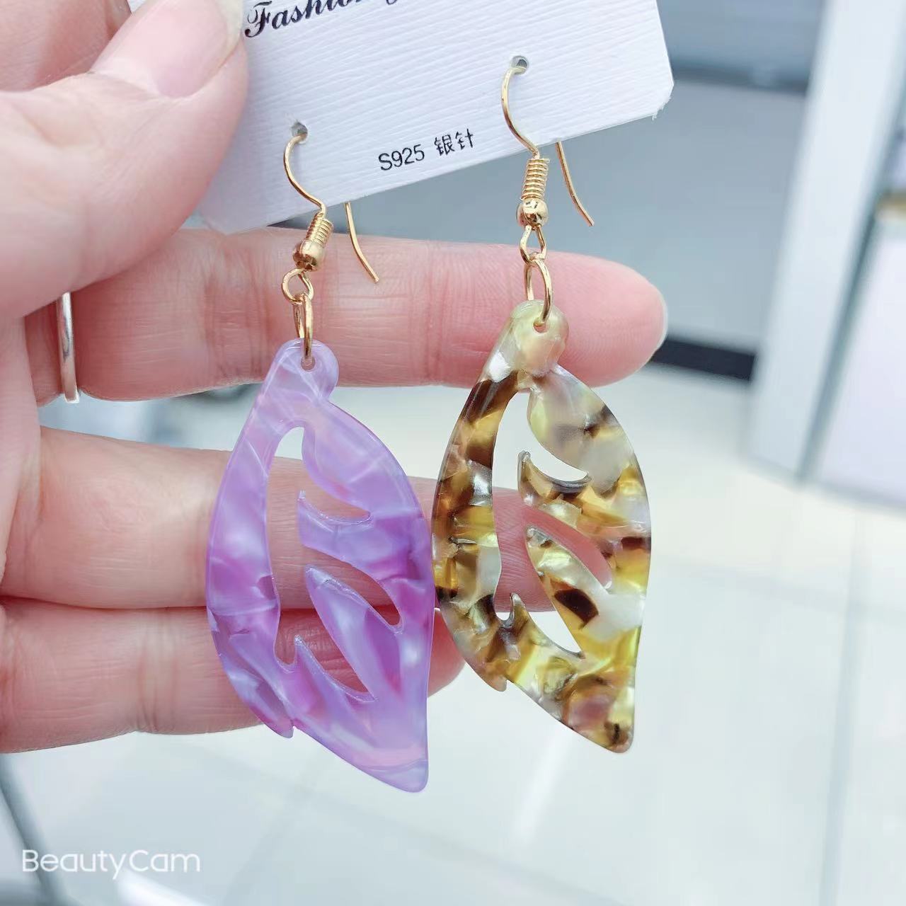 饰品/耳环/耳饰/烧焊锆石耳环/烧焊耳环产品图