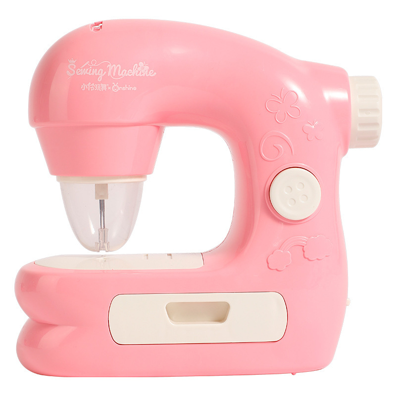 童年无限儿童缝纫机手工diy材料包女孩玩具套装过家家送生日礼物白底实物图