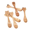 Children's beech wood spoons, animal spoons, creative wooden cartoon spoons, processable wooden spoons, logo engraving, wholesale Item Picture