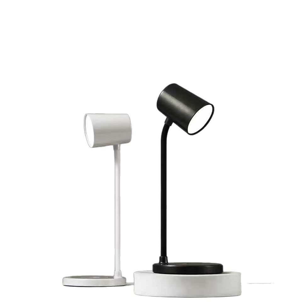 Nueva lámpara de escritorio de protección de ojos LED teléfono móvil inalámbrico de carga rápida bluetooth música estudiante escritorio hogar lámpara de escritorio inteligente Item Picture