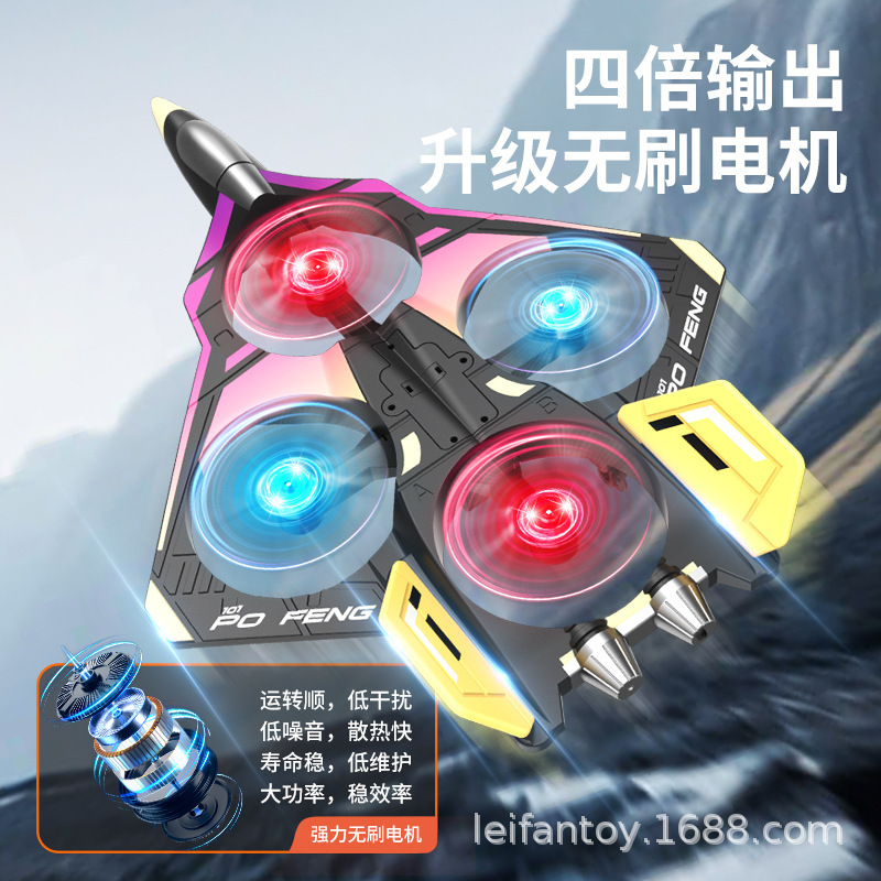 The new brushless foam aircraft is a powerful remote-controlled flying toy for teenagers and children with a screen and a camera Application Scenario