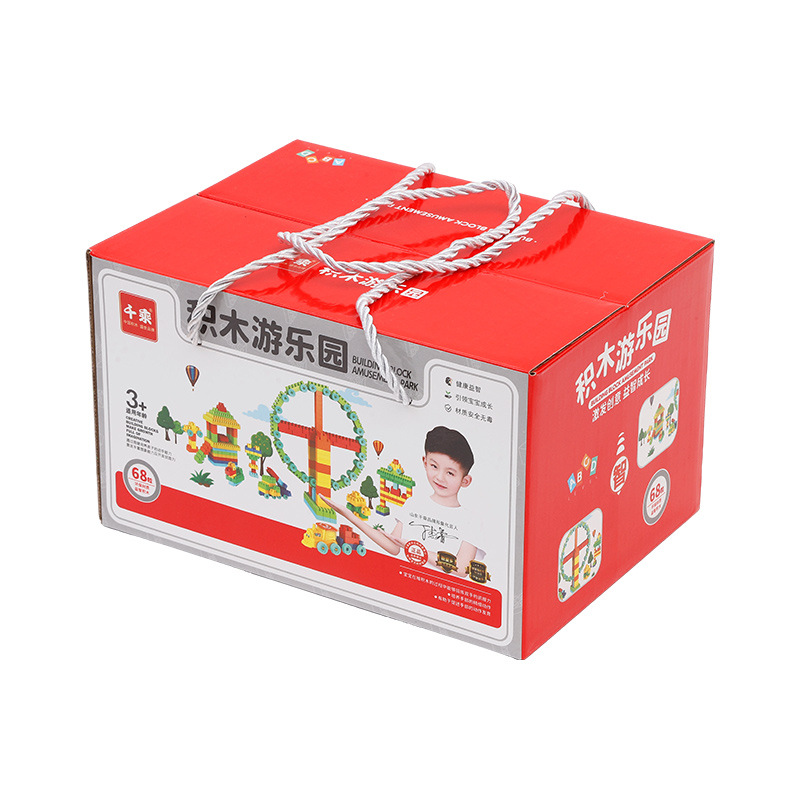 Wholesale of large-sized building block toys for children's Day on June 1st, which are suitable for children's educational assembly and assembly Item Picture