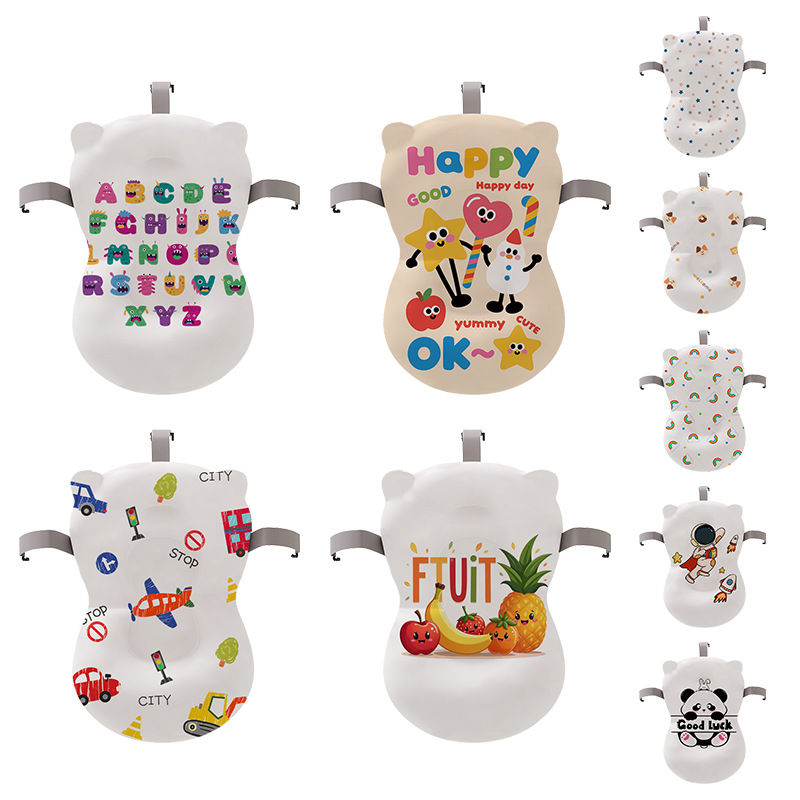 新生婴儿洗澡浴垫可坐躺浴盆托网兜宝宝悬浮浴垫保丽龙粒子