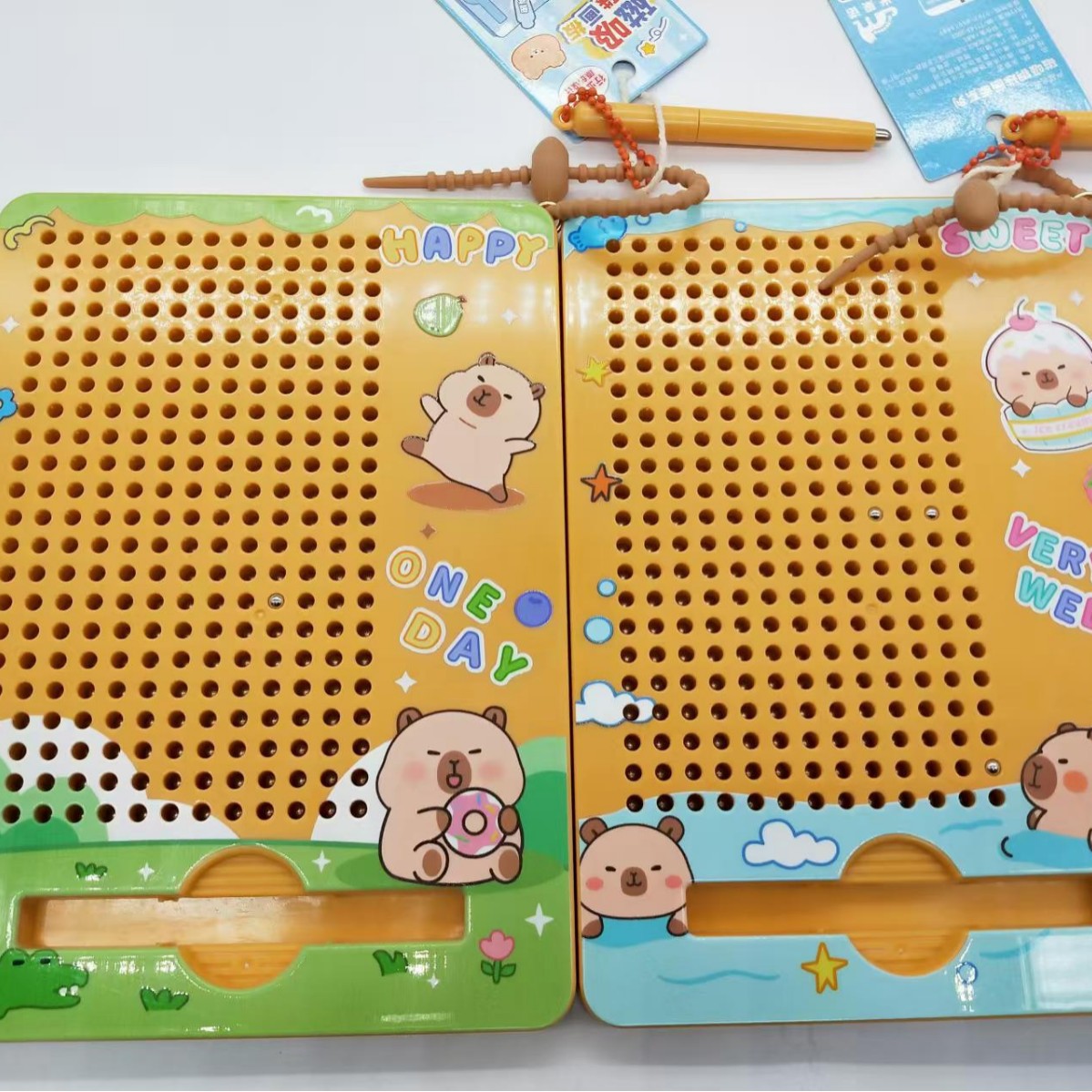 2025 New best-selling creative cartoon magnetic steel ball drawing board hanging decoration, trendy and cute, factory direct sales Specification image