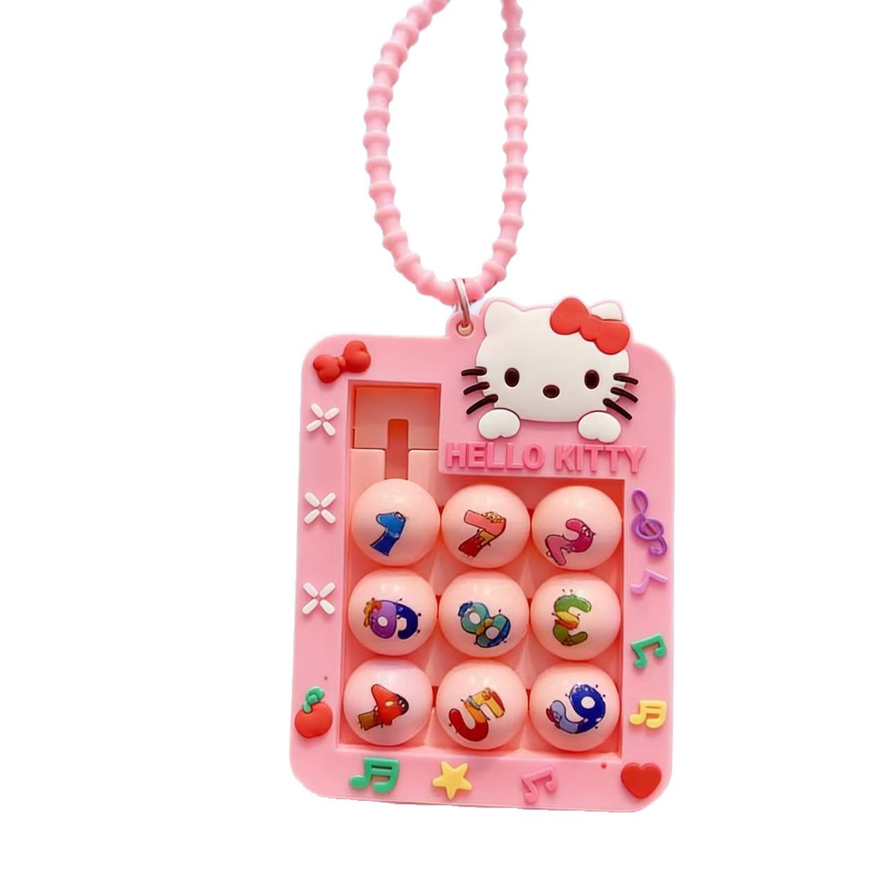 Sanrio Digital Hua Rong Dao Cartoon Fun Children's Educational Toys Keychain, Schoolbag Pendant, Stress-relieving Pendant Item Picture
