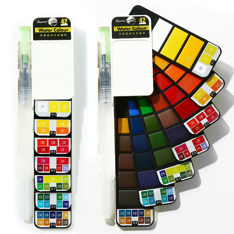 水彩颜料盒/油画颜料/马利国画/塑料软管颜料/DIY石膏娃娃细节图