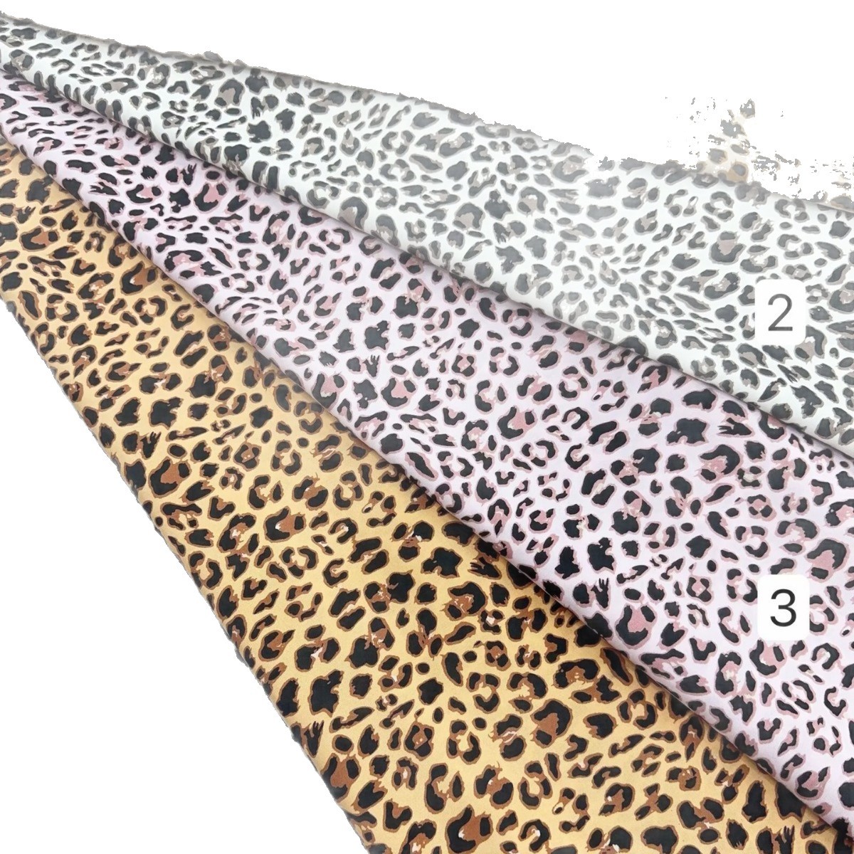 New four-sided elastic textile printed leopard print fabric for luggage, clothing, children's clothes and pet fabric Item Picture