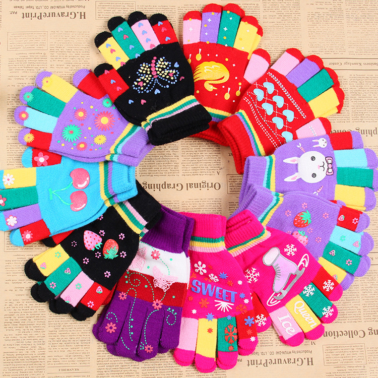For the 2024 autumn and winter new collection of gloves, there are multiple colors to choose from. Comfortable and warm, multi-finger women's gloves, acrylic dispensing gloves manufacturer details Picture
