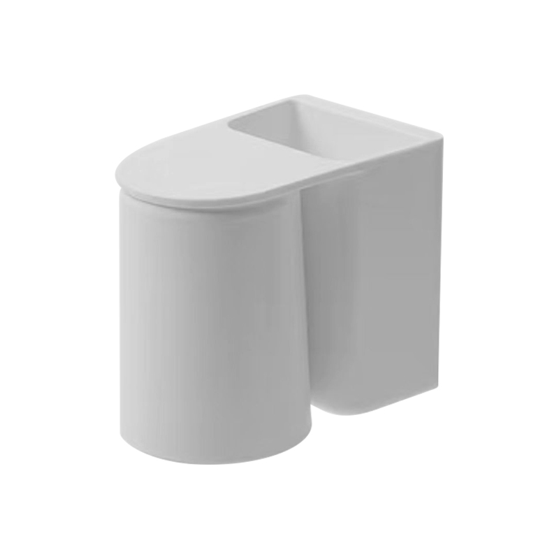 A magnetic toothbrush cup for a family of three is hung upside down at the bottom to drain water. A magnetic mouthwash cup is hung on the wall to brush teeth Item Picture