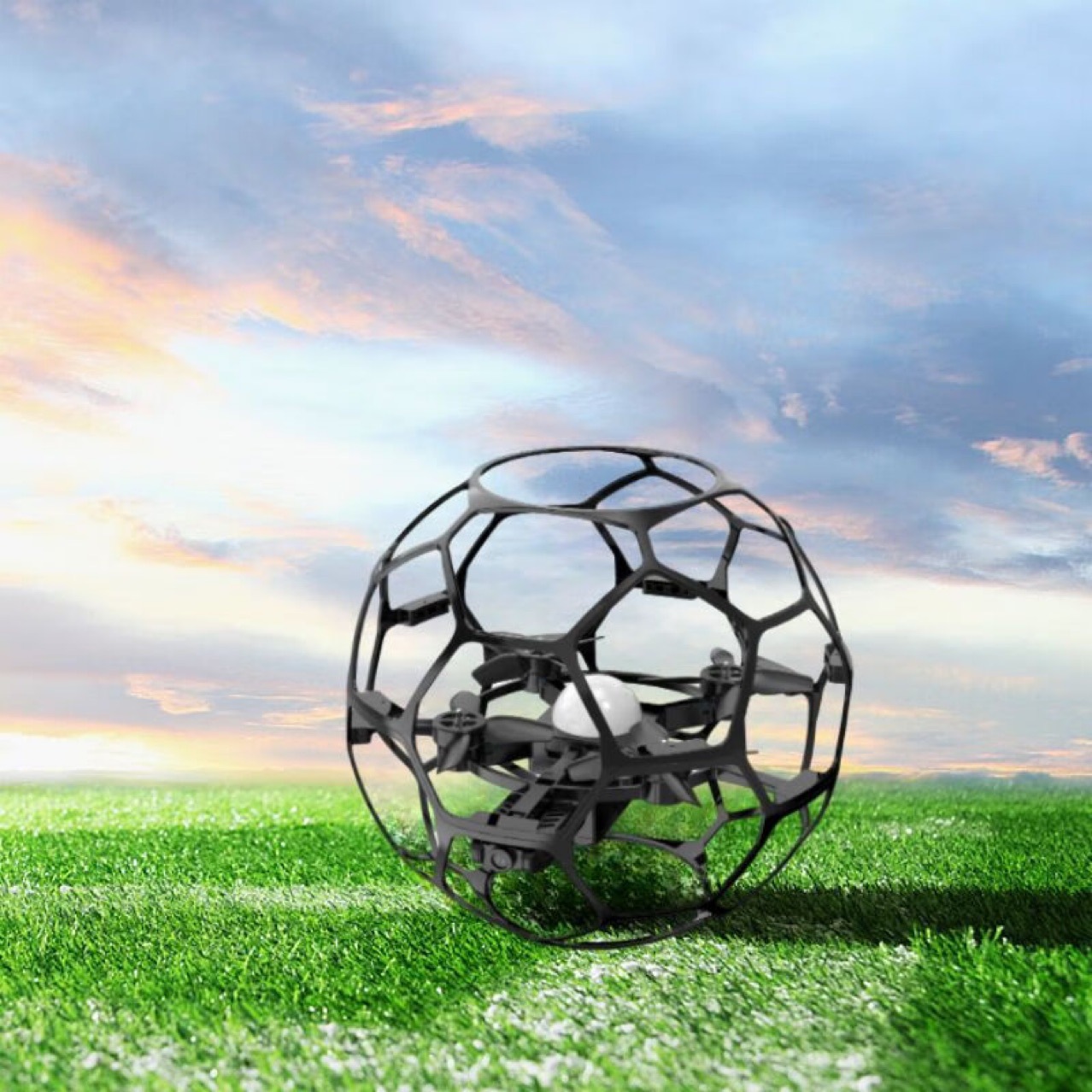 R4 brushless motor football drone, dedicated for teaching, competition, flying ball, children's remote control aircraft toy Specification image