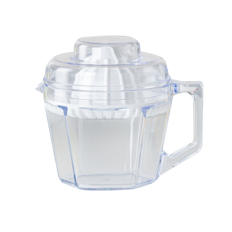 万福9957塑料榨汁机手动榨汁器简易压汁器便携果汁挤汁器一件代发白底实物图