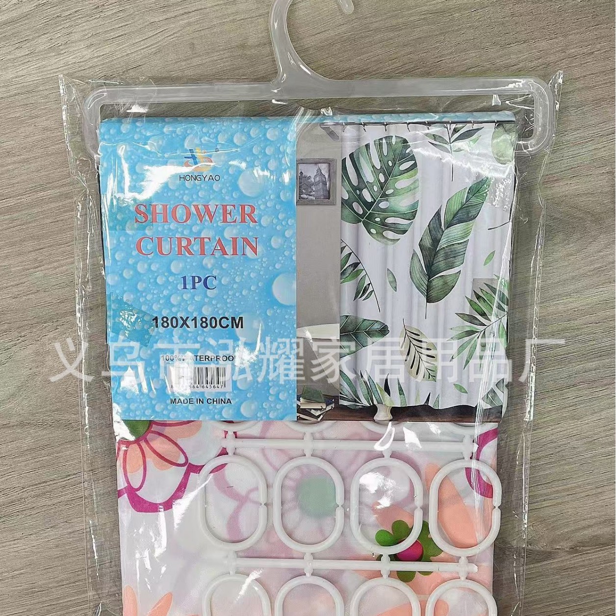 浴帘涤纶/浴室帘欧式/折叠浴帘/浴室帘peva/浴室帘女人简约产品图