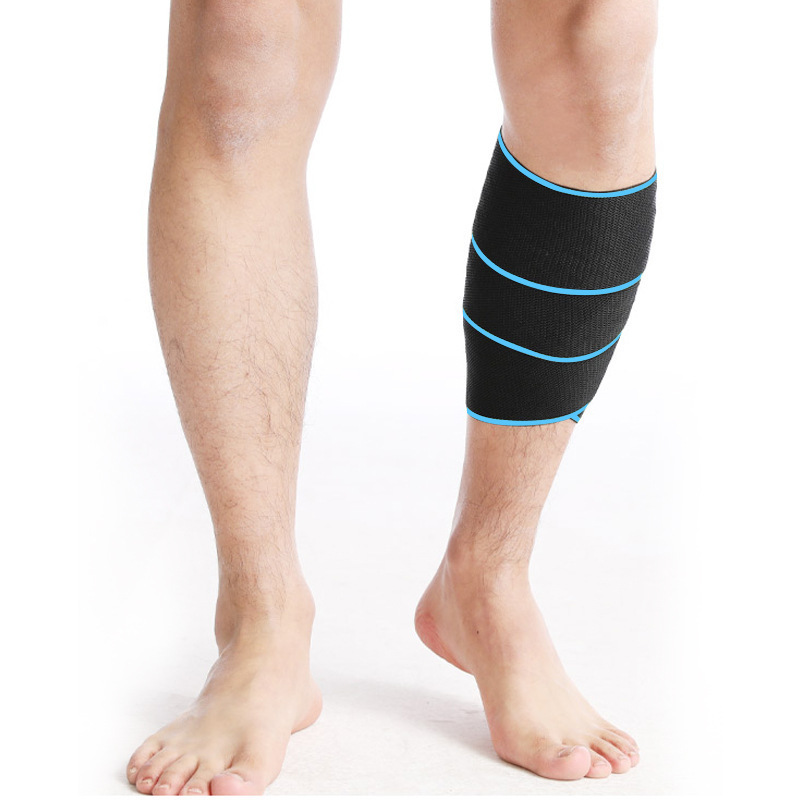 Cross-Border Best-Selling Silicone Elastic Bandage Self-Adhesive Knee And Calf Protection, Fitness Basketball, Sports Sprain Men Wholesale Specification drawing