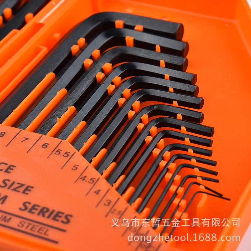 Amazon AliExpress is selling a set of 30pc hex socket wrenches, both metric and imperial flat-head L-shaped hex socket wrenches Application Scenario