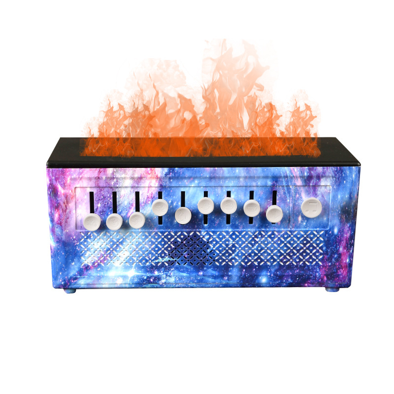 Amazon large-capacity white noise humidifier, desktop bedside night light, Bluetooth flame white noise aroma diffuser Item Picture