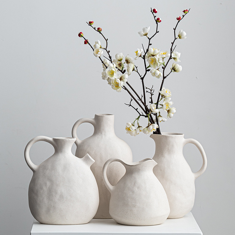 2026 Ceramic Vases, Enamel color Vase, hotel and home decoration art pieces, ceramic vases, ceramic glass vases, multiple styles to choose from details Picture