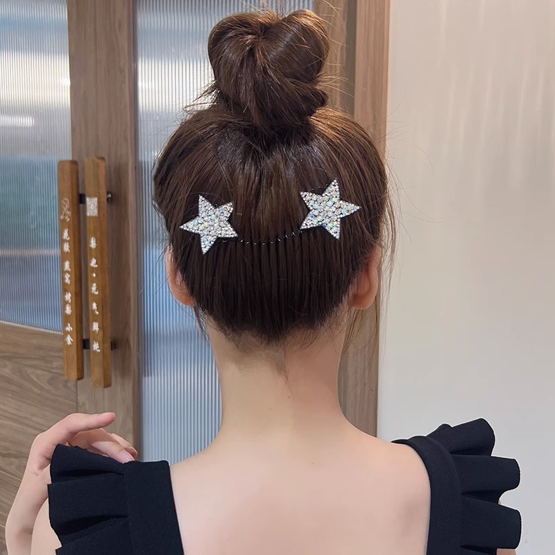 Star Hair Clipping and Styling Magic Tool: Hair clipping comb, Hair Band, Children's Hair Clip, Women's back of the head clip, headwear, Hair clip Specification drawing
