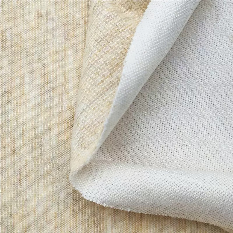 In stock, there is 280g816# cashmere fabric, a fine horizontal striped casual suit base layer and wide-leg pants Item Picture