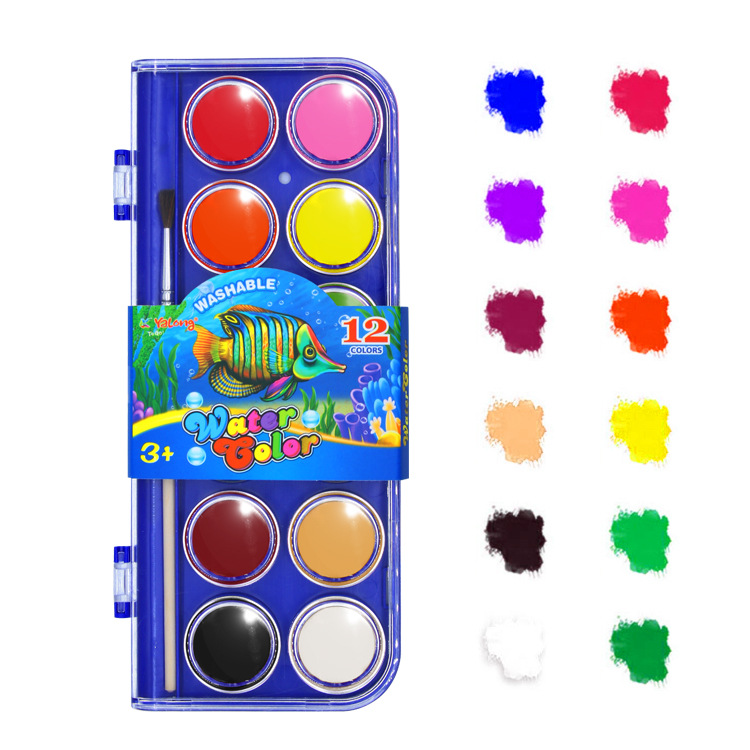 Yalong Cross-border 2023 Best-selling Student Watercolor, Student Art Supplies, Children's Watercolor Painting Sets