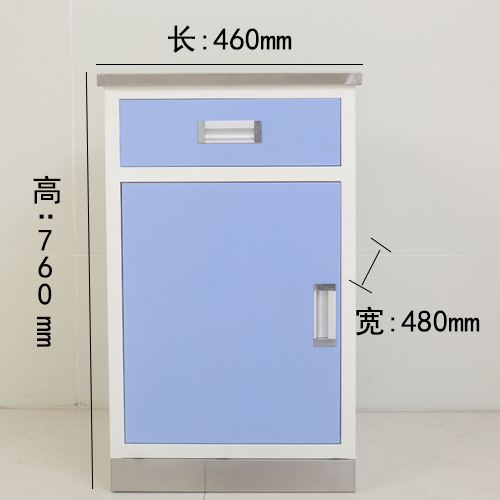 منضدة سريرية من الفولاذ المقاوم للصدأ للاستخدام الطبي، ذات سعة كبيرة في بيوت المسنين Specification image
