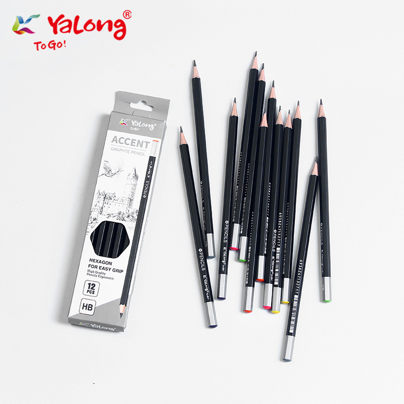 YL191358 High-quality wooden round standard pencil HB pencil set for children, suitable for students details Picture