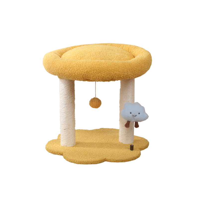 Fun cloud round nest cat climbing frame, pet cat toys, cat climbing frame, pet supplies, cat toys, leisure climbing frame, cat scratch-post, suitable for multi-cat families Item Picture