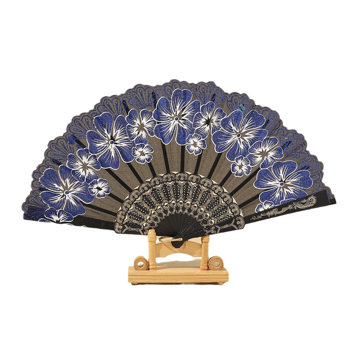 扇子/漆扇非遗diy/西班牙扇子/塑料扇子/古语漆扇白底实物图