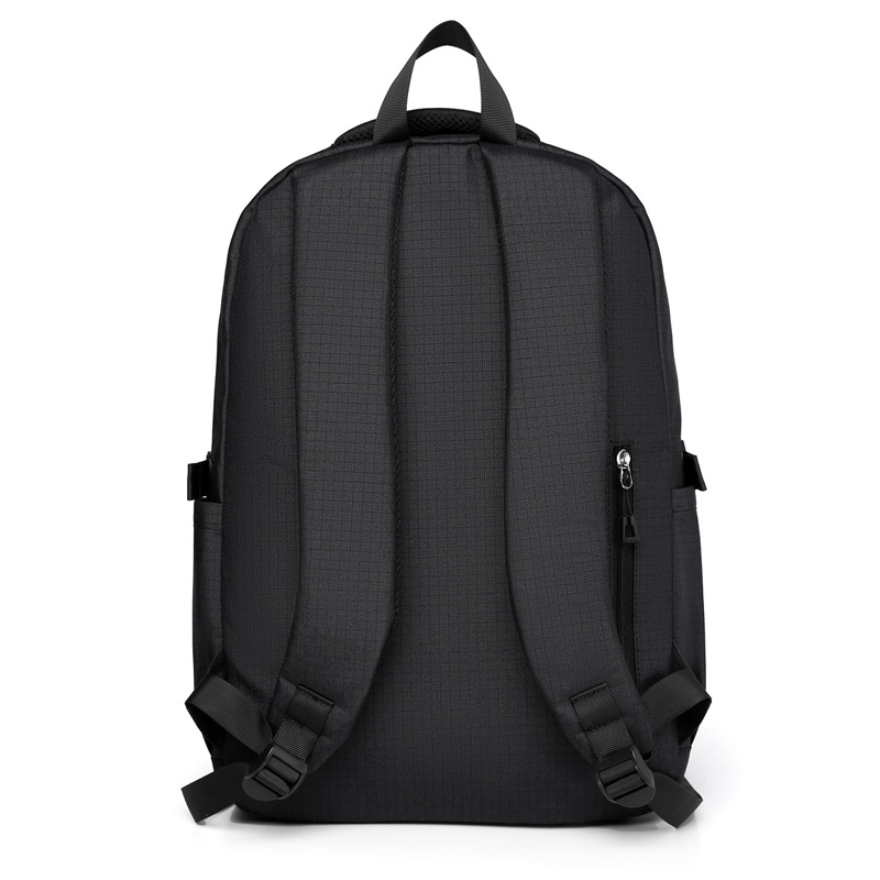 Cross-border single-item backpack, schoolbag, backpack, large capacity for students, unisex, commuting, fashionable and trendy, Korean style, versatile Specification image