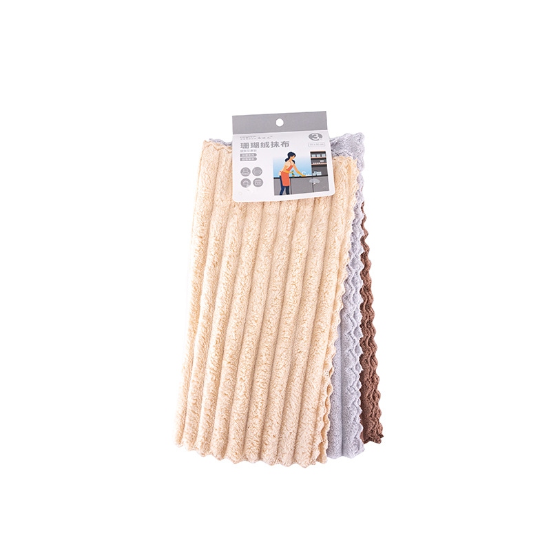 洗碗巾/洗碗抹布棉/丝瓜抹布/厨房抹布全棉/工业金刚砂百洁布细节图